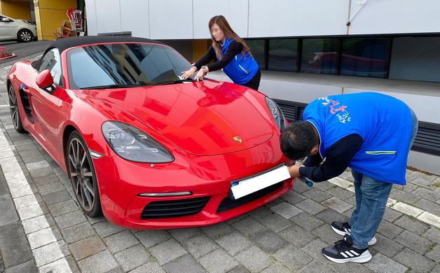 주차장 돌았더니 체납차량 우르르…제주 전역서 96대 적발