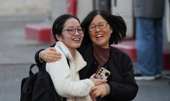 '수능 끝' 우리딸 수고했어