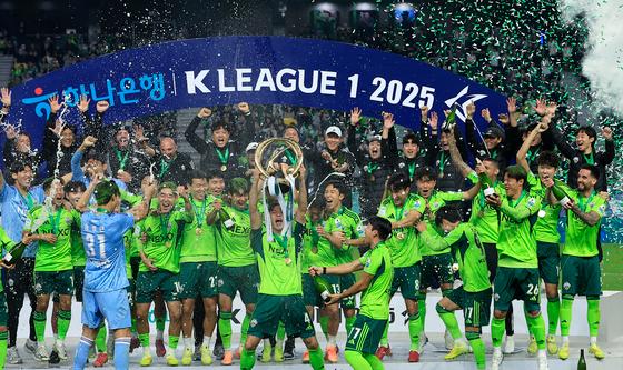 전북현대, K리그1 통산 10번째 우승