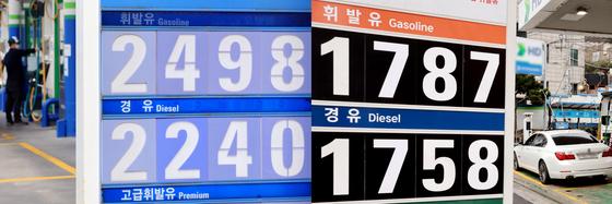 주유소 서울 휘발유 가격, 700원 차이