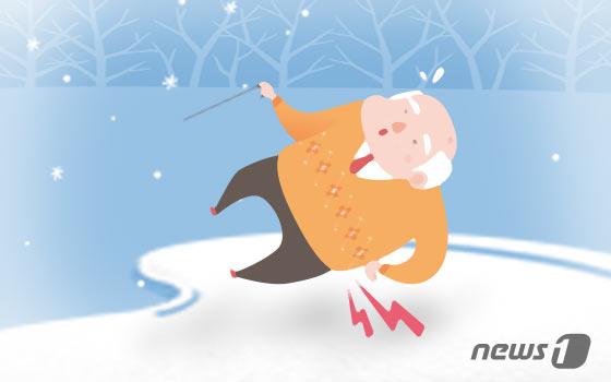 제주 낙상사고 부상자 3명 중 1명은 '노인'…"겨울철 주의해야"