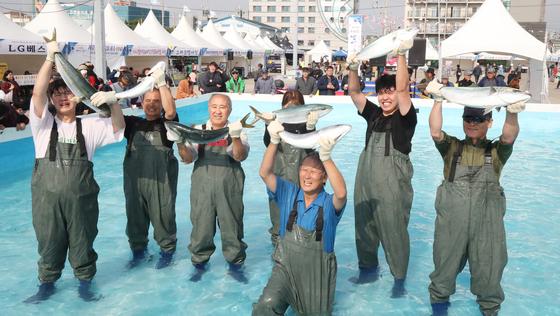 "묵직한 손맛 보러 모슬포 갈까"…28일 최남단 방어축제 개막