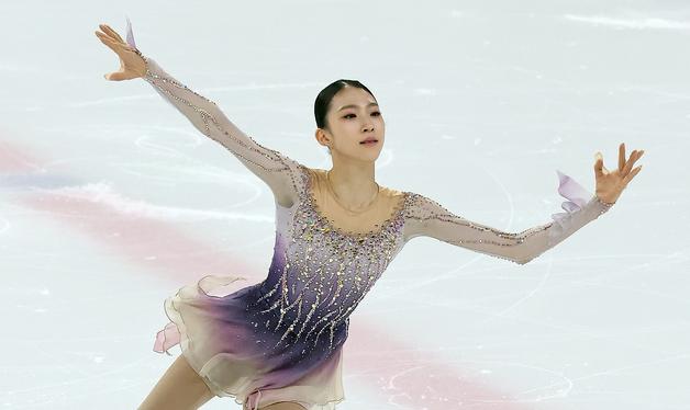 김유재, 쇼트프로그램 1위 등극