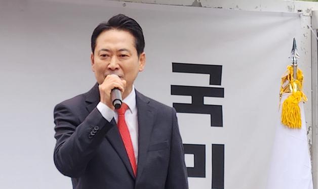 '민생회복 법치수호 강원 국민대회' 찾은 장동혁 대표