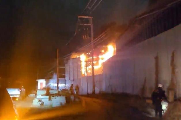 제주 자원순환관리시설 화재…소방 대응 1단계