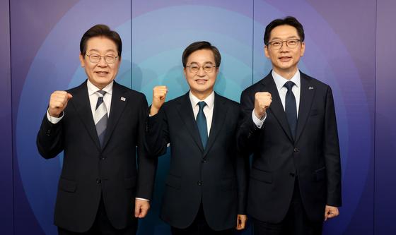 이재명·김동연·김경수, 토론회 앞두고