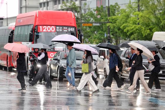 퇴근길 물폭탄…서울·경기·전남·경남·제주 호우특보(종합) 