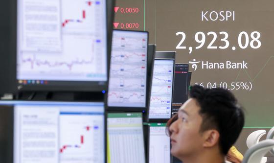 2920선 돌파한 코스피, 3000 향해 거침없는 상승
