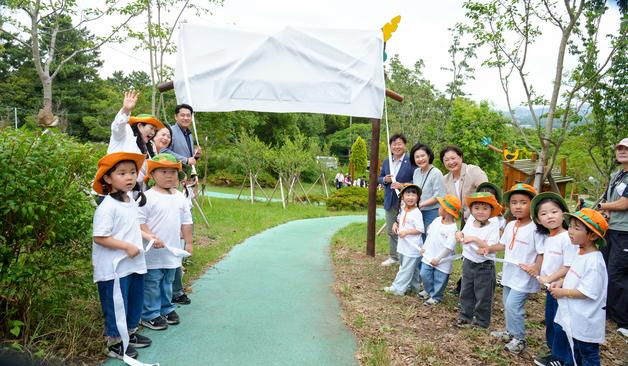제주 도심에 유아숲체험원 개원…사라봉공원에 조성