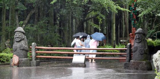 제주도 호우특보 강화…북부·산지·북부중산간 호우경보로 대치