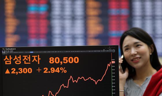"8만전자 돌아왔다"