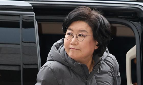 '금품수수' 녹취...출근하는 이혜훈 기획예산처 장관 후보자