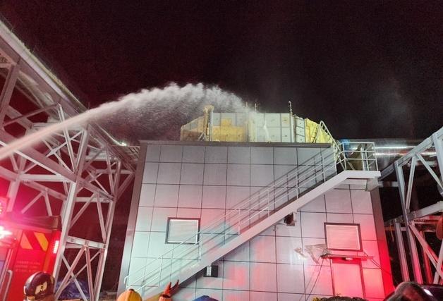 제주 자원순환시설서 화재…10여분 만에 자체 진화