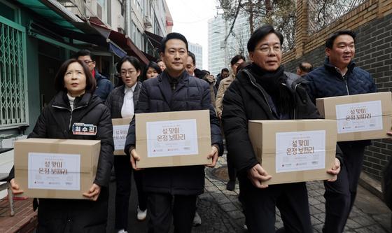 장동혁 대표, 약자와의동행위원회와 봉사활동 나서