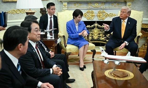 트럼프 파병 압박 속 미일 정상회담