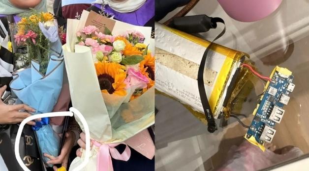 졸업식 때 받은 꽃다발에 '몰카'…3개월간 침실 비추고 있었다