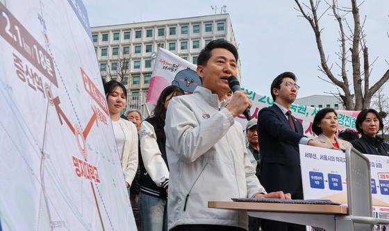 신규사업자 다시 찾는 서부선 사업, 현장 찾은 오세훈