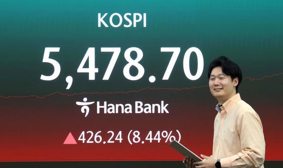 코스피, 종전 기대에 급등 마감