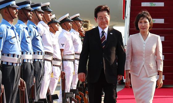 인도 국빈 방문한 이재명 대통령