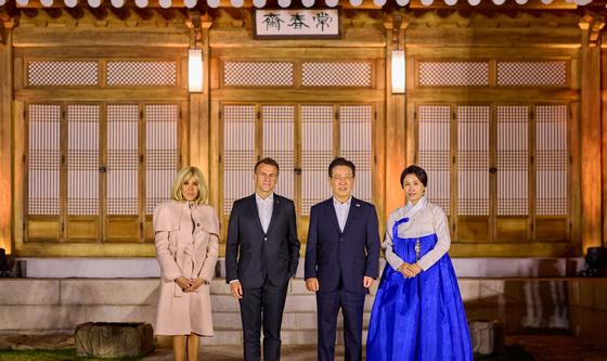 이재명 대통령 부부, '국빈 방한' 마크롱 부부와 친교만찬