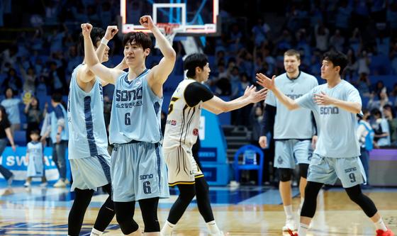 창단 첫 챔프전 진출 성공한 고양 소노