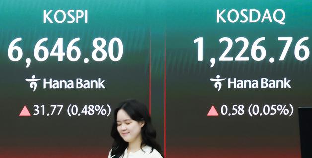 코스피, 상승 출발하며 장중 최고치