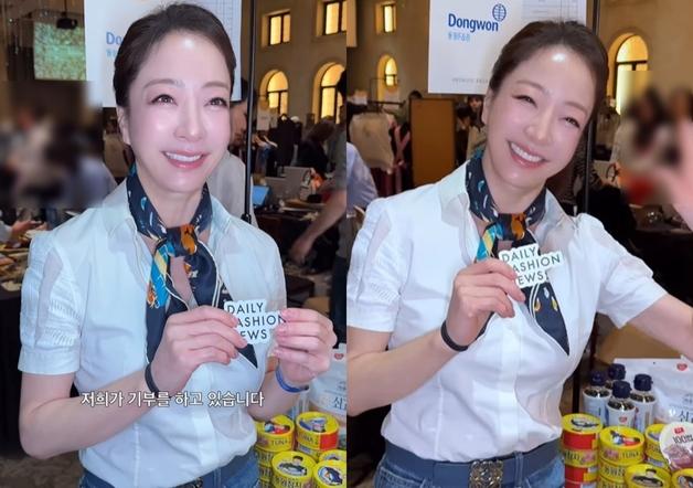 '현대家 며느리' 노현정, 바자회서 포착…아나운서 시절 미모 여전