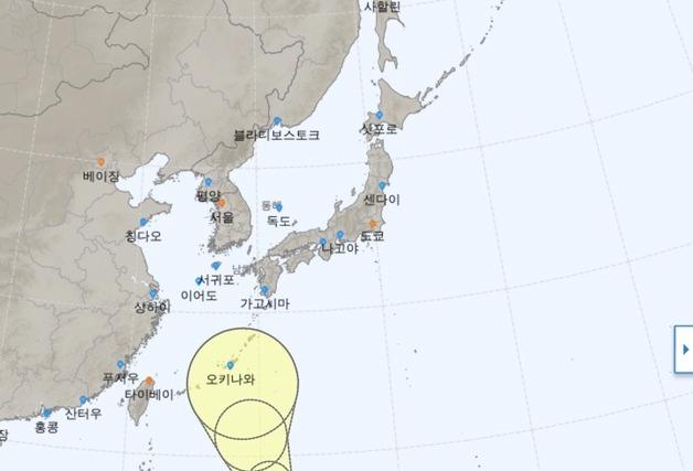 태풍 '장미' 북상…다음주 초 오키나와 진입, 한반도 영향은?