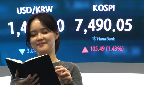 코스피, 7490선 마감⋯ 또 사상 최고치