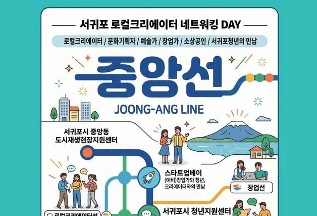 서귀포 로컬크리에이터 네트워킹 행사 '중앙선' 15일 개최