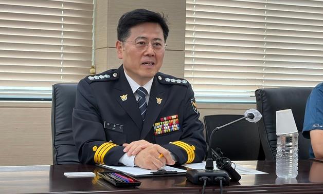 이화섭 서귀포경찰서장 "지역별 자율방범대, 적극 지원"
