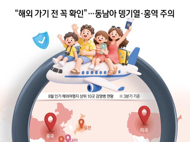 "해외 가기 전 꼭 확인"…동남아 뎅기열·홍역 주의