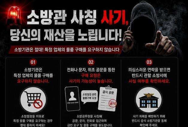 제주서 소방기관 사칭 피해 10건…8070만 원 뜯겼다