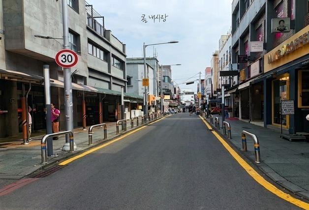 '보호구역' 어린이는 노란색·노인은 형광녹색…제주서 첫 시도