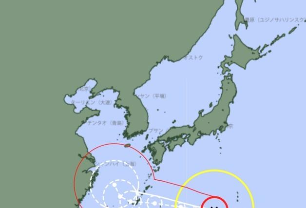 태풍 '돌핀' 韓 영향 가능성…日 기상청 예보반경 제주 남서까지 확대