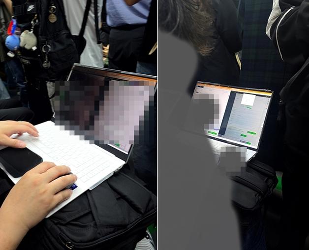 "출근길 지하철서 두자리 차지, 업무 보는 100㎏ 남성…부딪히면 신경질"