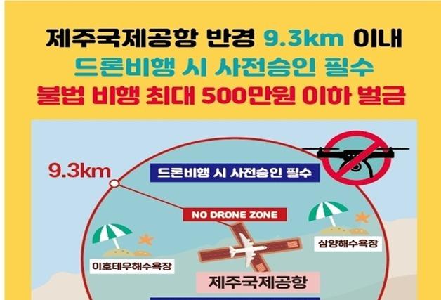 제주공항 주변 불법 드론 115건 탐지…9월에만 32건