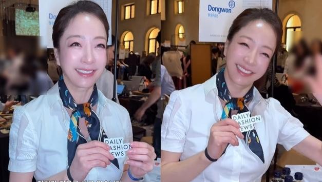 '현대家 며느리' 노현정, 바자회서 포착…아나운서 시절 미모 여전