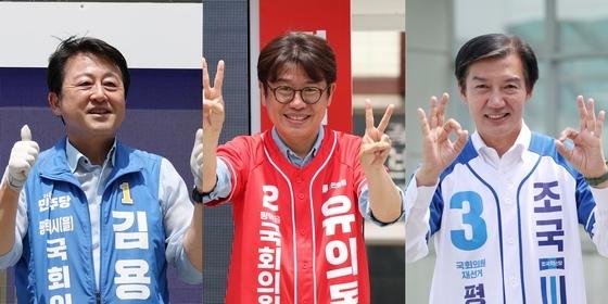 막바지 유세 나선 평택을 후보들
